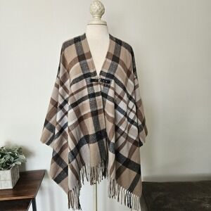 Marc New York Ladies Cozy Fall Wrap With Faux Leather Buckle  One Size Fits Most